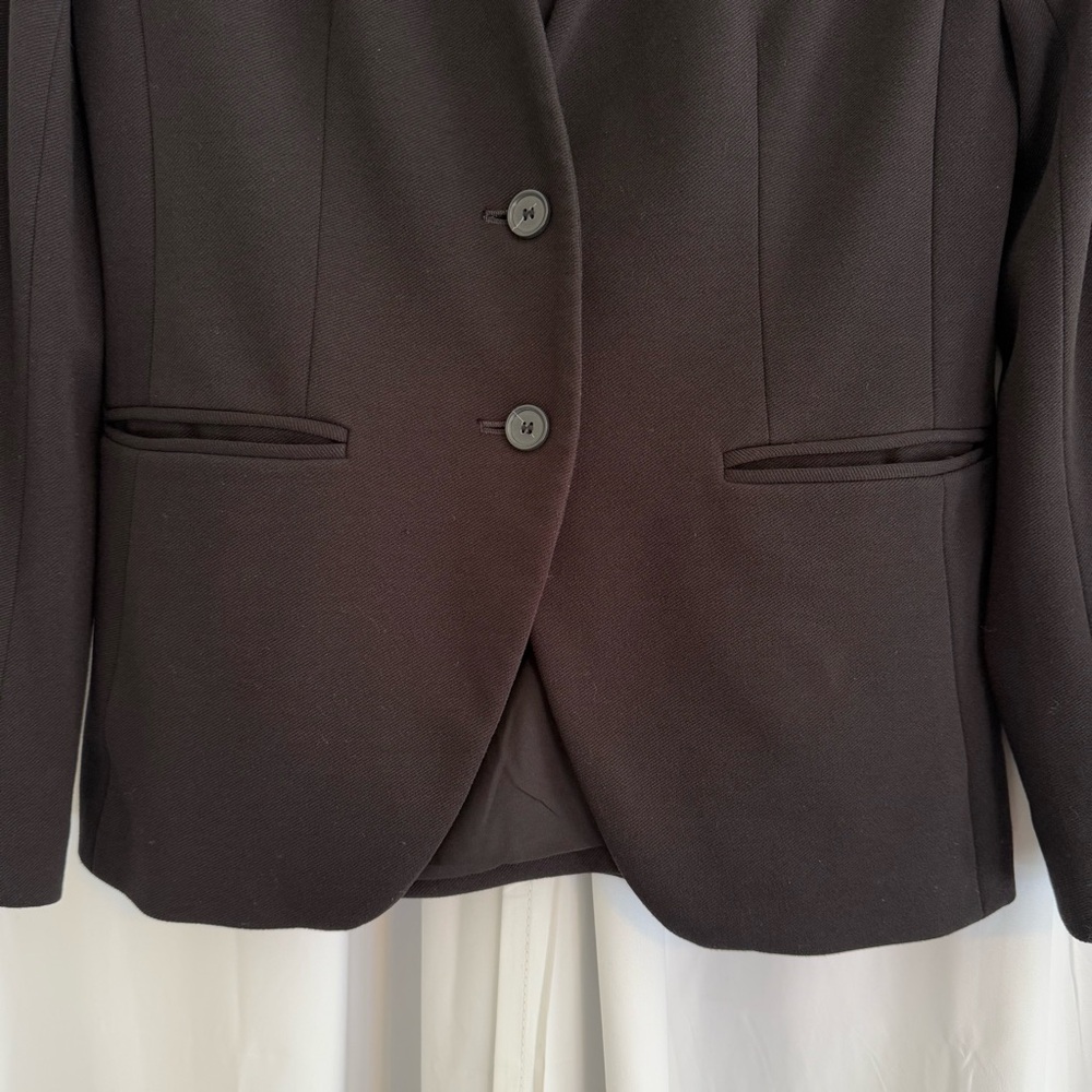 LOFT Tailored Stand Collar Black Blazer Women’s 4 Workwear - Picture 6 of 9